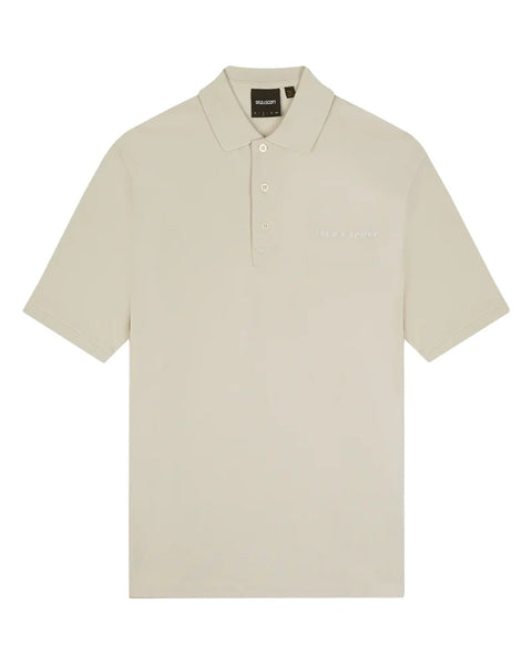 Lyle & Scott SP2006V Embroidered Polo Shirt In Cove