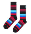Happy Socks STR01-9350 Stripe Sock