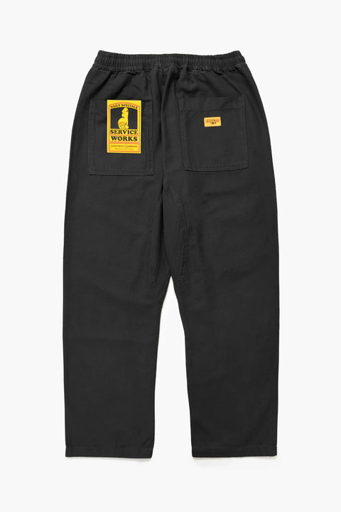 Service Works SW001 Classic Chef Pants - Black