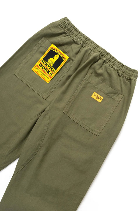 Service Works SW001 Classic Chef Pants - Olive