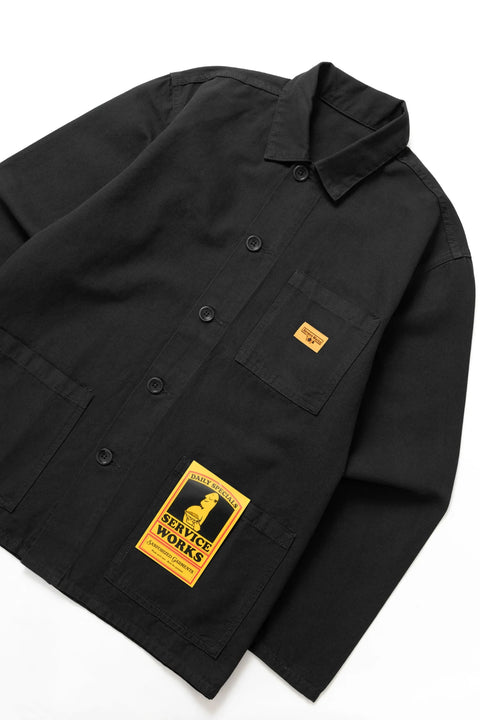 Service Works SW009 Classic Chore Shirt In Black
