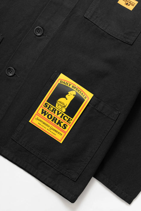 Service Works SW009 Classic Chore Shirt In Black
