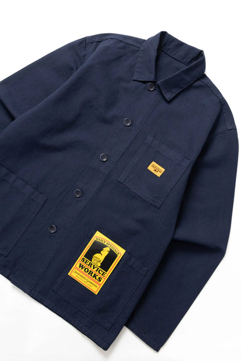 Service Works SW009 Canvas Chore Shirt - Dark Navy