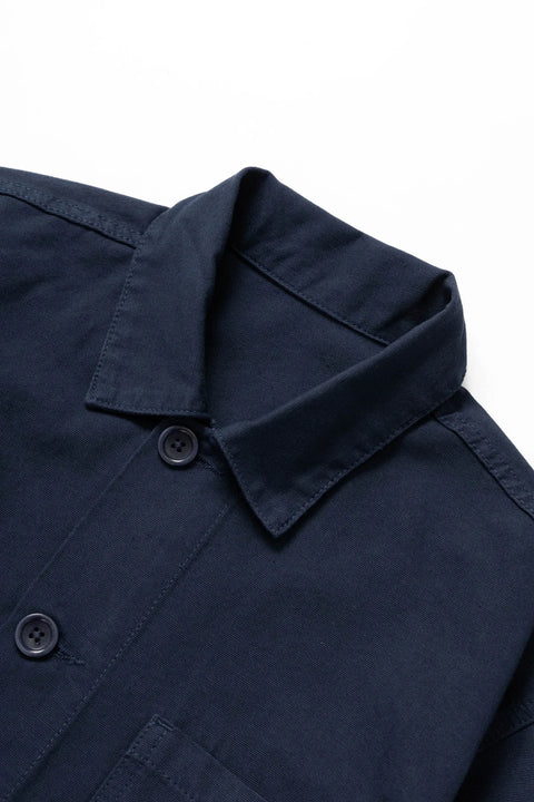 Service Works SW009 Canvas Chore Shirt - Dark Navy