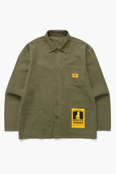 Service Works SW009 Canvas Chore Shirt - Olive