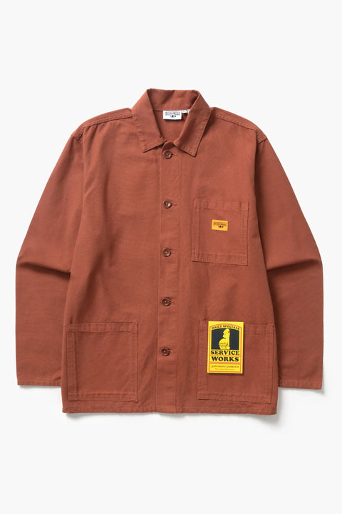 Service Works SW009 Classic Chore Shirt In Copper