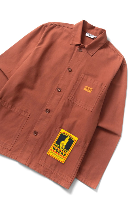 Service Works SW009 Classic Chore Shirt In Copper