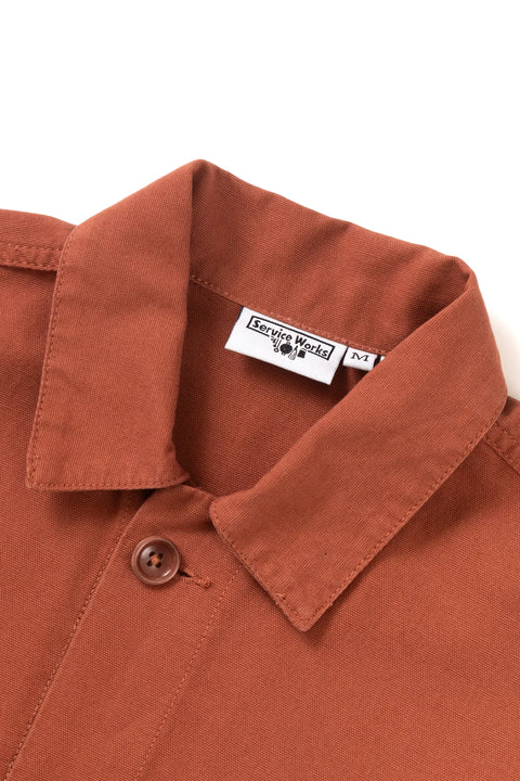 Service Works SW009 Classic Chore Shirt In Copper