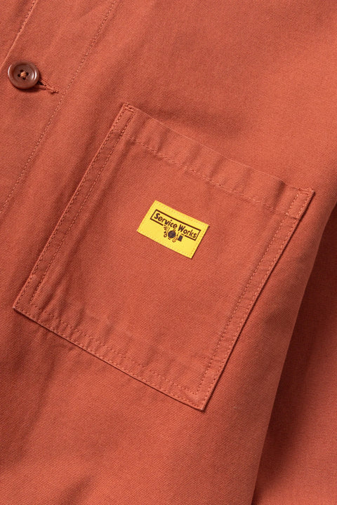 Service Works SW009 Classic Chore Shirt In Copper