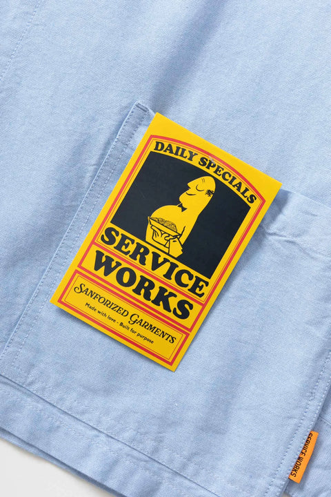 Service Works SW091 Waiter Shirt - Oxford Blue