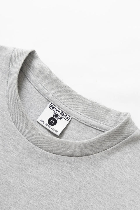 Service Works SW123 Bar + Kitchen Tee - Heather Grey