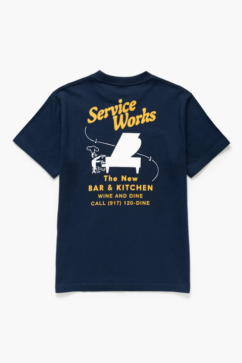 Service Works SW123 Bar + Kitchen Tee - Navy