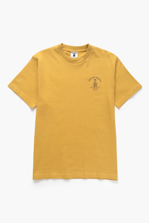 Service Works SW129 Maintenance Tee - Mustard