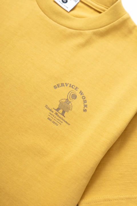 Service Works SW129 Maintenance Tee - Mustard