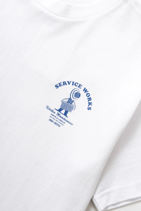 Service Works SW129 Maintenance Tee - White