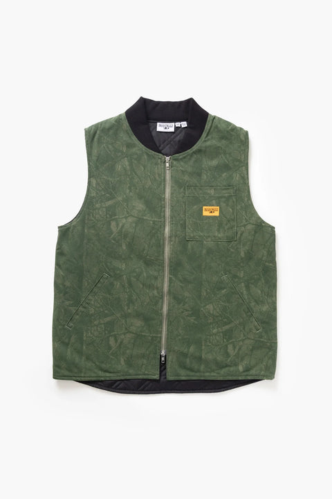 Service Works SW164 Xerox Padded Work Vest  - Olive