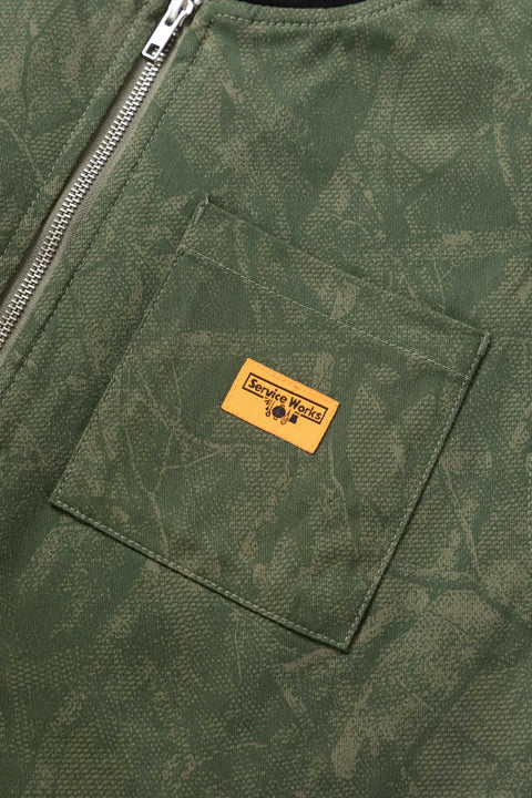 Service Works SW164 Xerox Padded Work Vest  - Olive