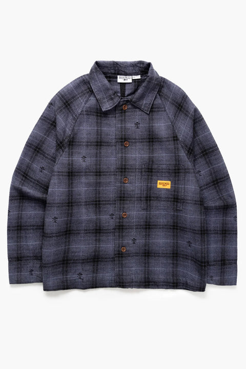 Service Works SW172 Thistle Plaid FOH Jacket  - Black