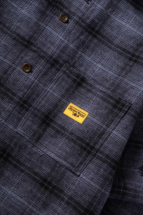 Service Works SW172 Thistle Plaid FOH Jacket  - Black