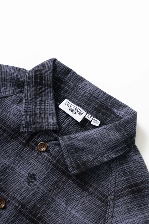 Service Works SW172 Thistle Plaid FOH Jacket  - Black