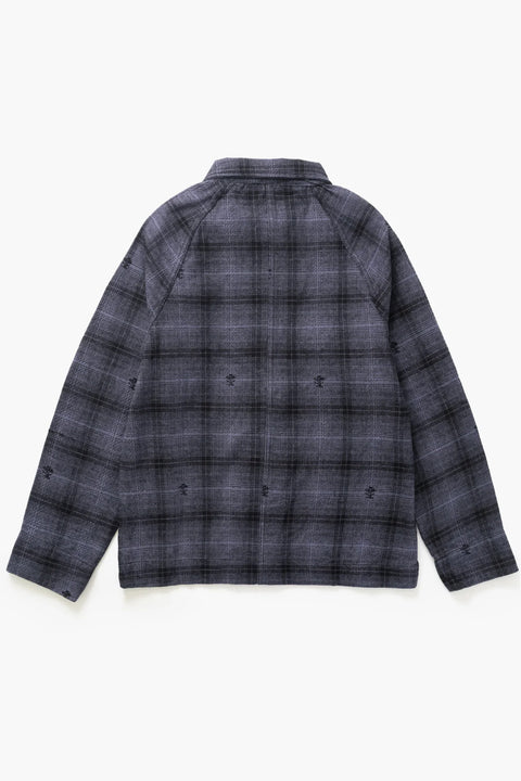 Service Works SW172 Thistle Plaid FOH Jacket  - Black