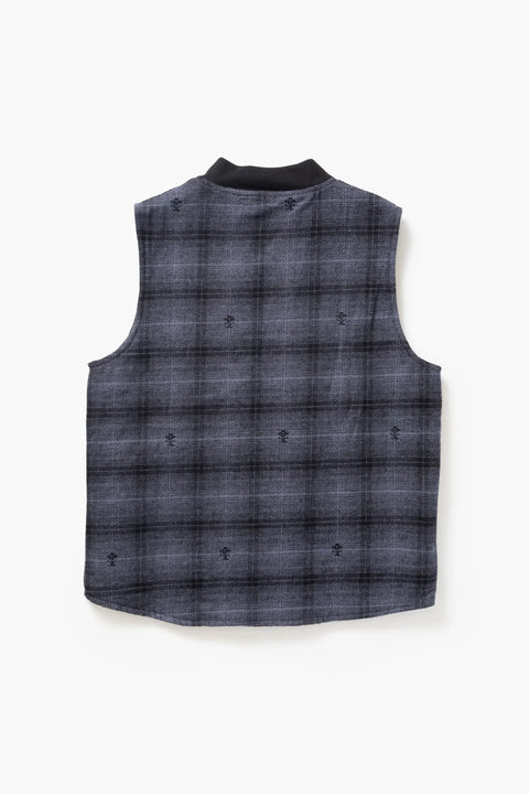 Service Works SW176 Thistle Plaid Work Vest - Black
