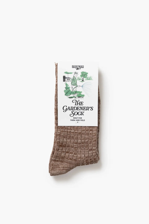 Service Works SW180 The Gardener's Sock - Brown