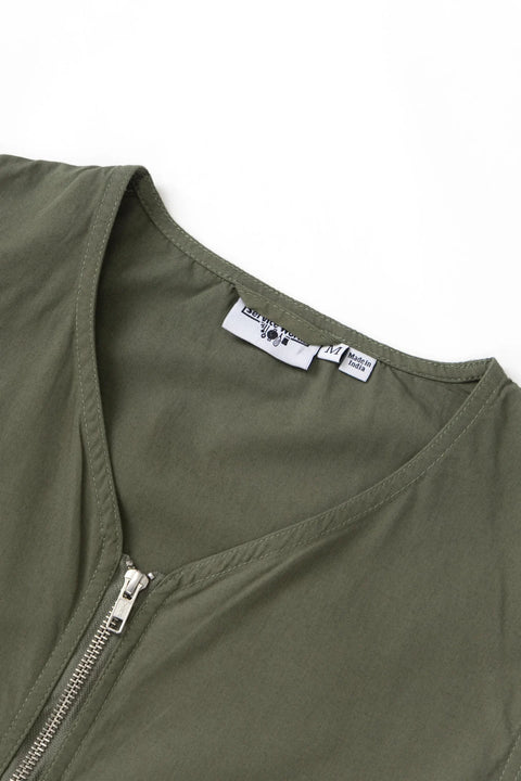 Service Works SW196 Gardeners Vest In Olive