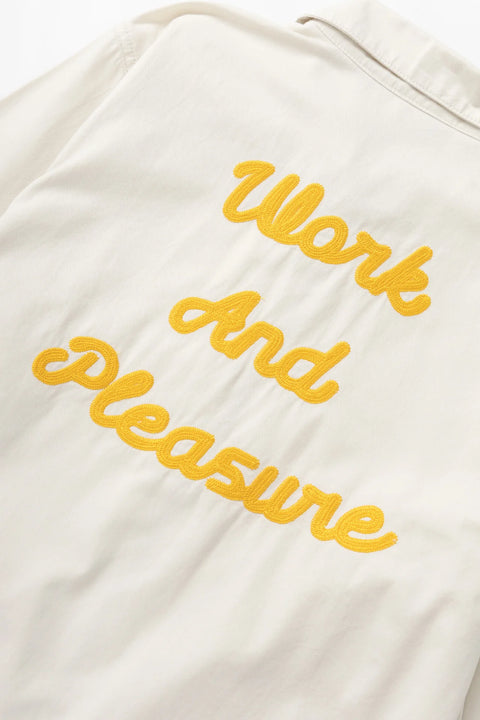 Service Works SW197 Twill Work Jacket In Off-White