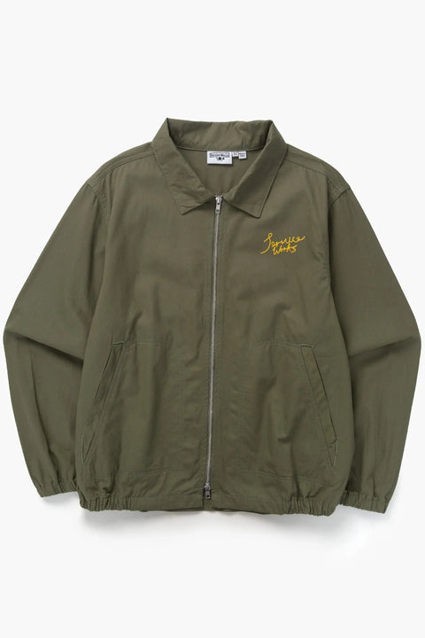 Service Works SW197 Twill Work Jacket In Olive