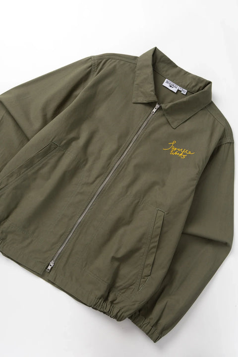 Service Works SW197 Twill Work Jacket In Olive