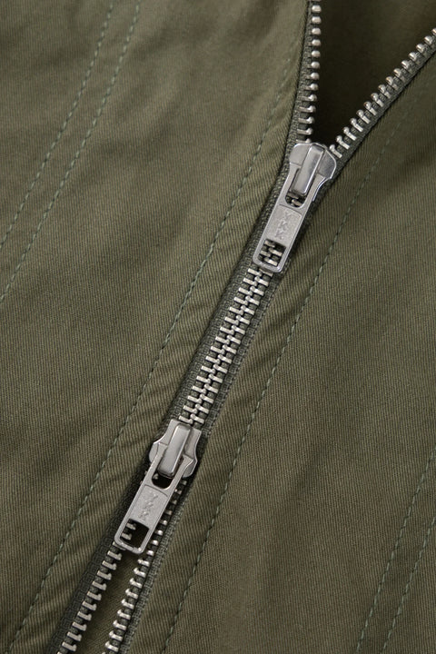 Service Works SW197 Twill Work Jacket In Olive