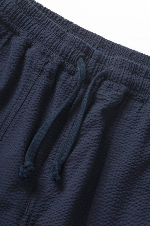 Service Works SW207 Seersucker Chef Pants In dark Navy