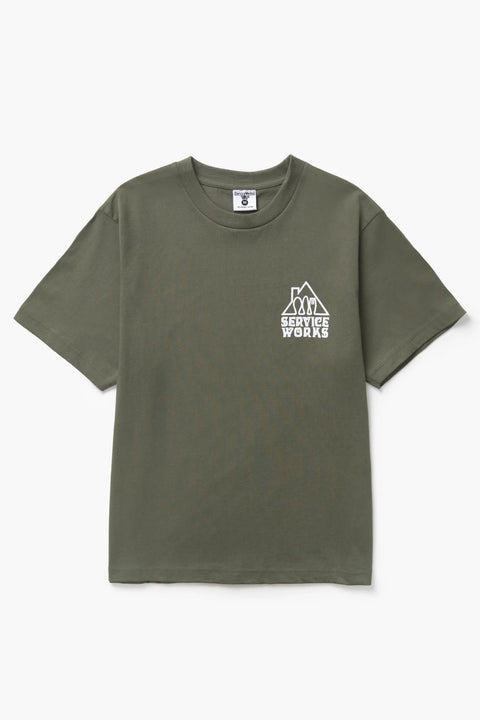 Service Works SW228 Home Comforts Tee In Olive