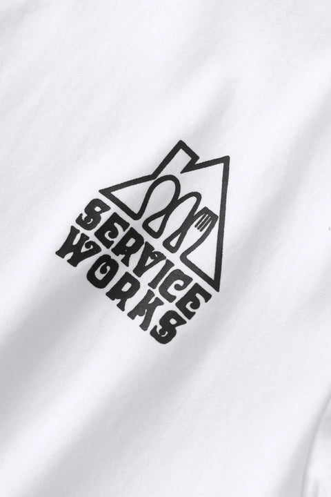 Service Works SW228 Home Comforts Tee In White