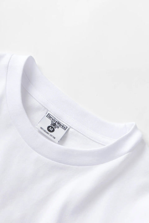 Service Works SW230 Motel Tee In White