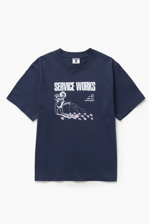 Service Works SW231 Garden Tee In Navy