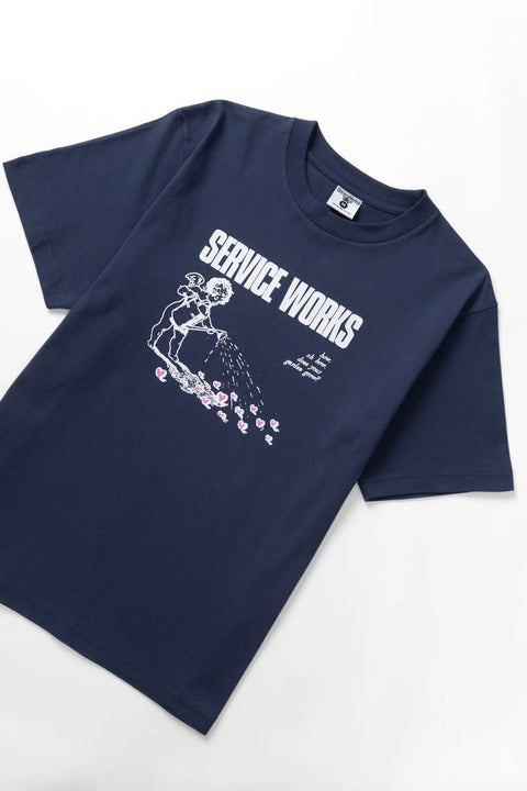 Service Works SW231 Garden Tee In Navy