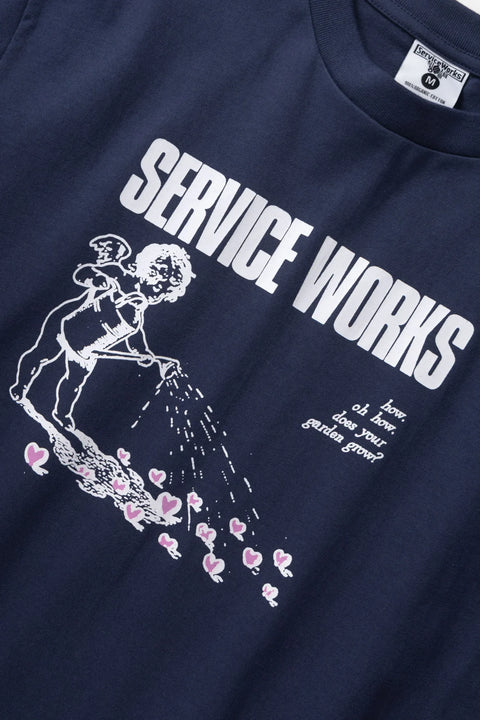 Service Works SW231 Garden Tee In Navy
