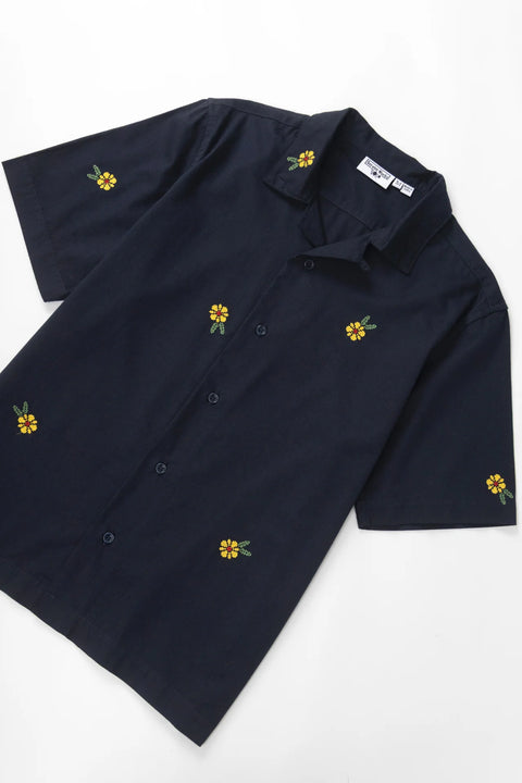 Service Works SW268 Cross Stitch Shirt In Dark Navy