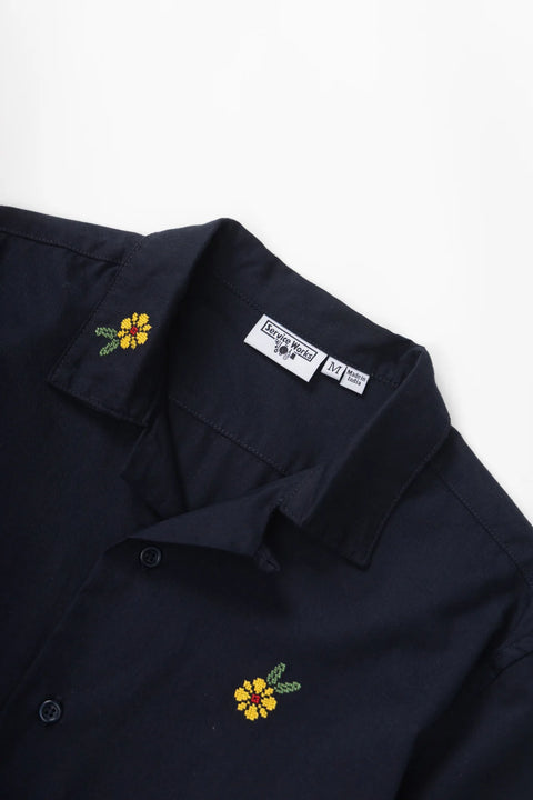 Service Works SW268 Cross Stitch Shirt In Dark Navy