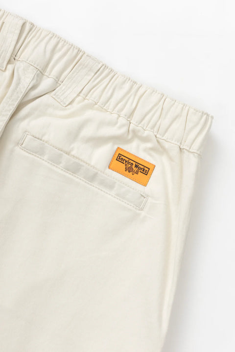 Service Works SW295 Twill Waiter Pants In Off-White