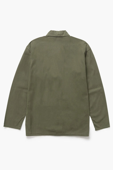 Service Works SW299 Twill Chore Shirt In Olive