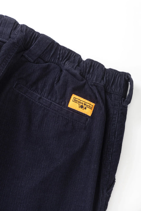 Service Works SW335 Fine Cord Waiter Pants In Dark Navy