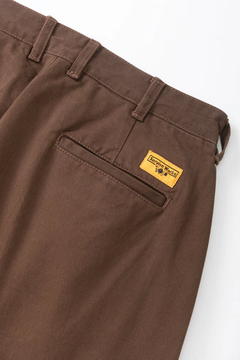 Service Works SW336 Twill Part-Timer Pants In Brown