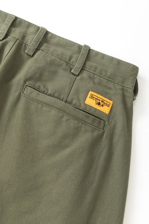 Service Works SW336 Twill Part-Timer Pants In Olive