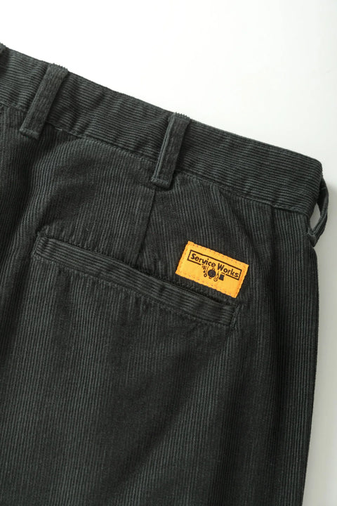 Service Works SW337 Fine Cord Part Timer Pants In Jewel