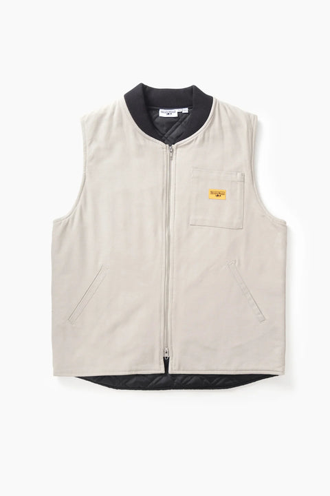 Service Works SW345 Canvas Work Vest In Stone