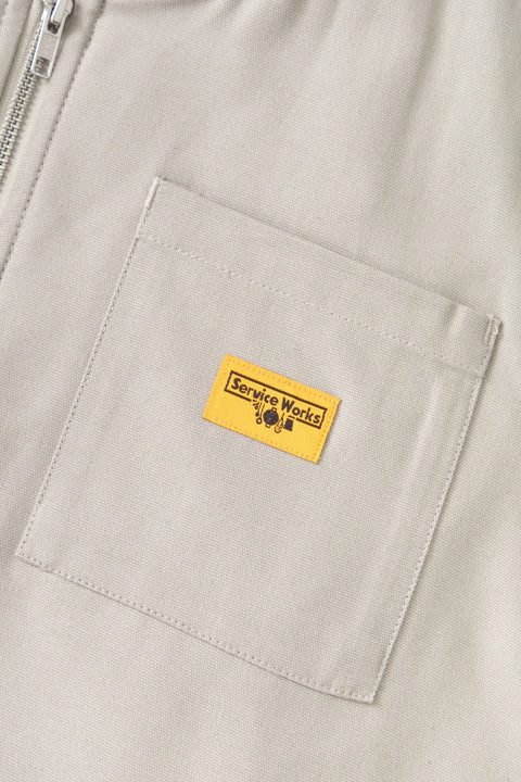 Service Works SW345 Canvas Work Vest In Stone