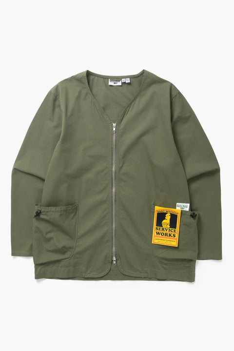 Service Works SW347 Tech Twill Gardening Liner In Olive